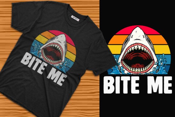 Bite Me Shark Graphic Design: Edgy Visuals for Modern Projects