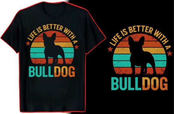 Bulldog T-Shirt Graphic Design: A Practical Creative Asset