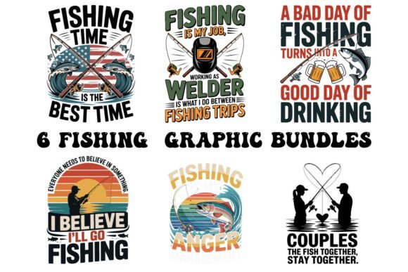 Catch and Wear: Fishing Graphic Bundles