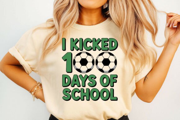 Celebrate the Century: The 100 Days of School Soccer Graphic