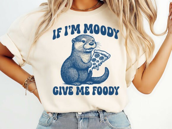 Charming Otter Art: Your Next Favorite Graphic Tee Design