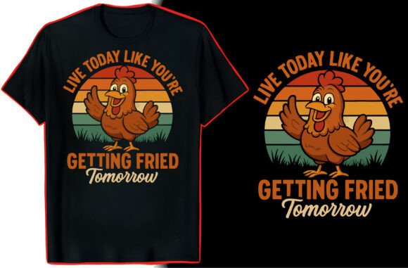 Chicken T-Shirt Graphic Design: A Versatile Asset