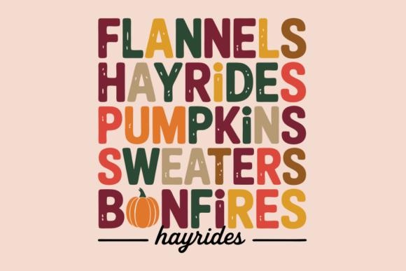 Embrace Fall: Autumn Themed Typography Design