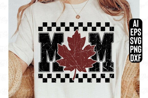 Fall Mom SVG PNG: Autumn Graphic Design for Creators