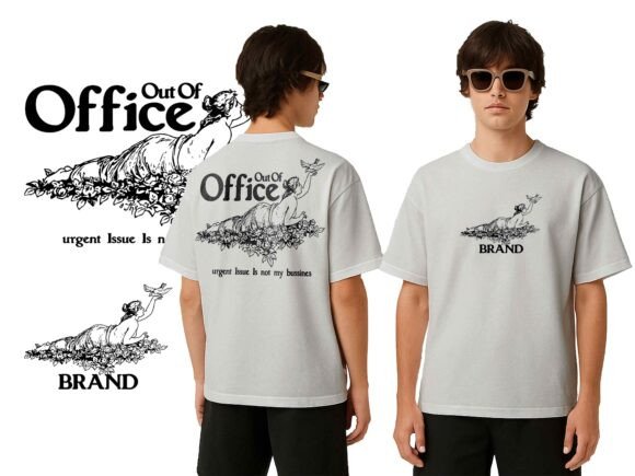 Get of Office - Vintage Retro Graphic: A Designer's Take