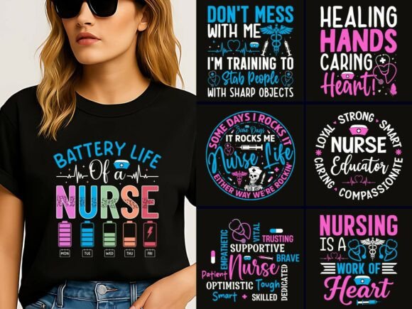 Inject Humor and Heart into Nurse Life Tees