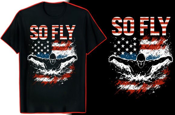 Swimming T-Shirt Graphic Art: A Designer's Asset for Aquatic Projects