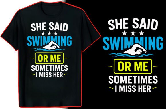 Swimming TShirt Graphic Art: Beyond the Basic Tee