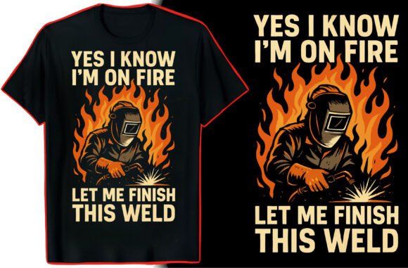 Unleash Creative Power with Welder TShirt Graphic Artwork