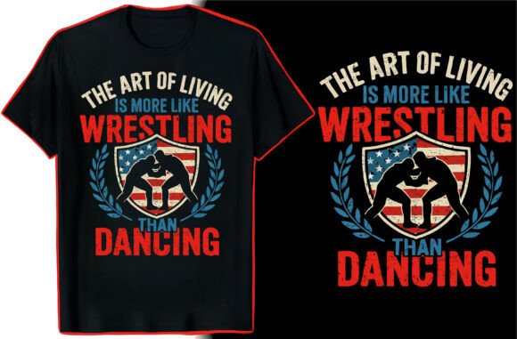 Wrestling T-Shirt Graphic Art: More Than Just a Design File